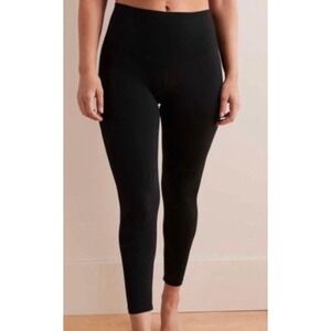 Aerie Chill Play Move High Waisted Leggings Black Women Size Large 04429